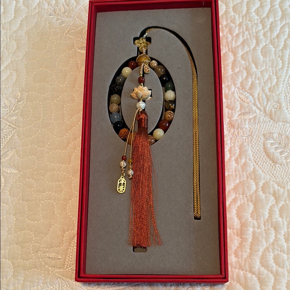 Elegant Multicolor Beaded Necklace with Tassel